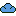 Partly filled cloud icon