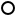 Unfilled circle outline